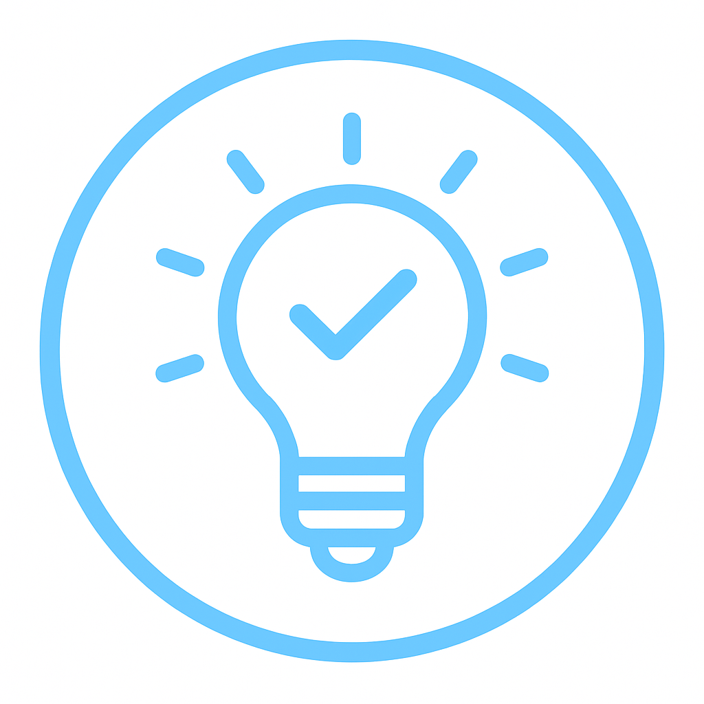 Innovation & Accuracy Icon